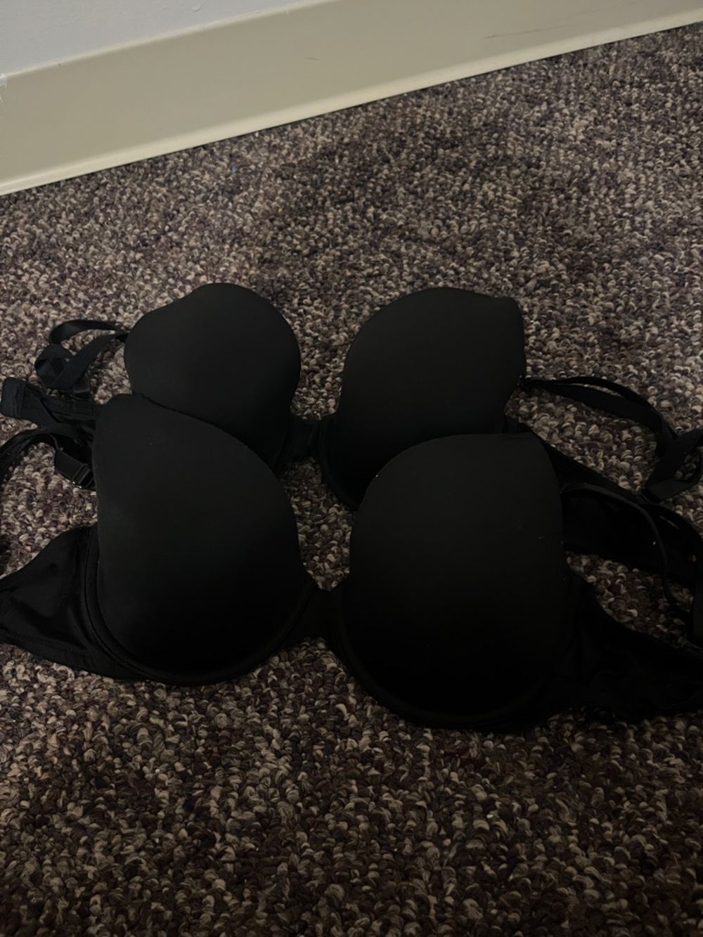 Women’s Black Tshirt bra 2 pack